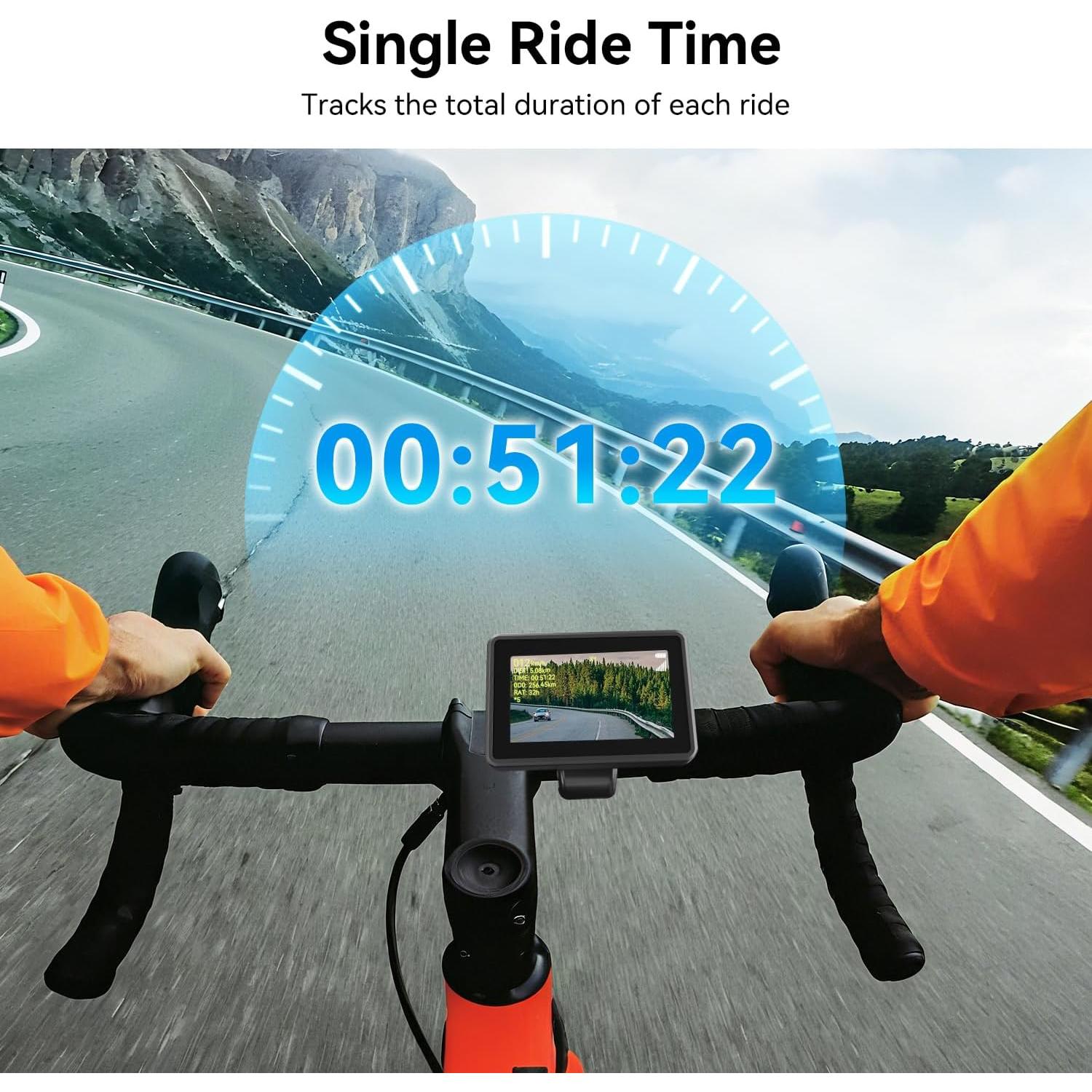 Cámara de Bicicleta FEISIKE con Pantalla HD 4.3" Inalámbrica