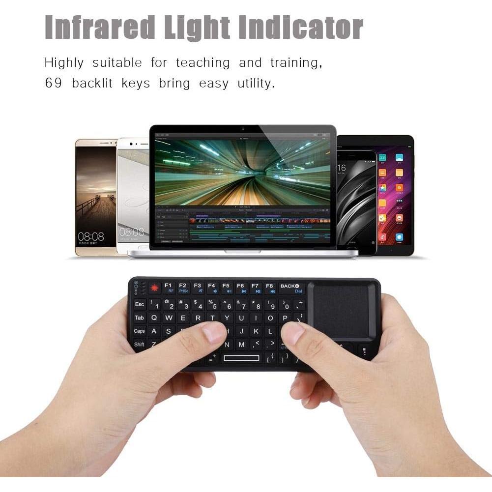 Teclado Inalámbrico Tosuny Ultra Mini con Touchpad USB