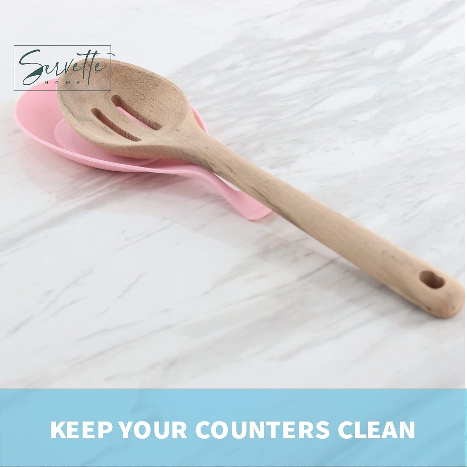 Set de 2 Reposapucheros de Silicona Rosados - Servette Home