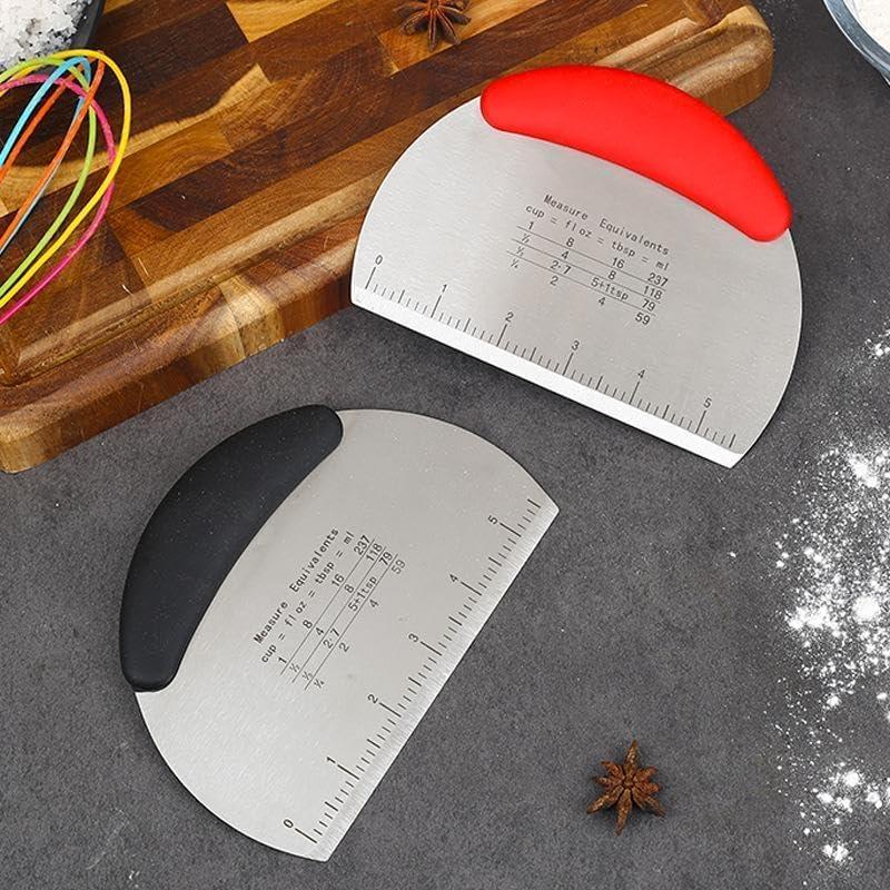 Raspador Cortador de Masa AZOFIA Acero Inoxidable 16.5 cm