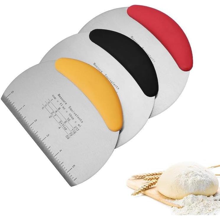 Raspador Cortador de Masa AZOFIA Acero Inoxidable 16.5 cm