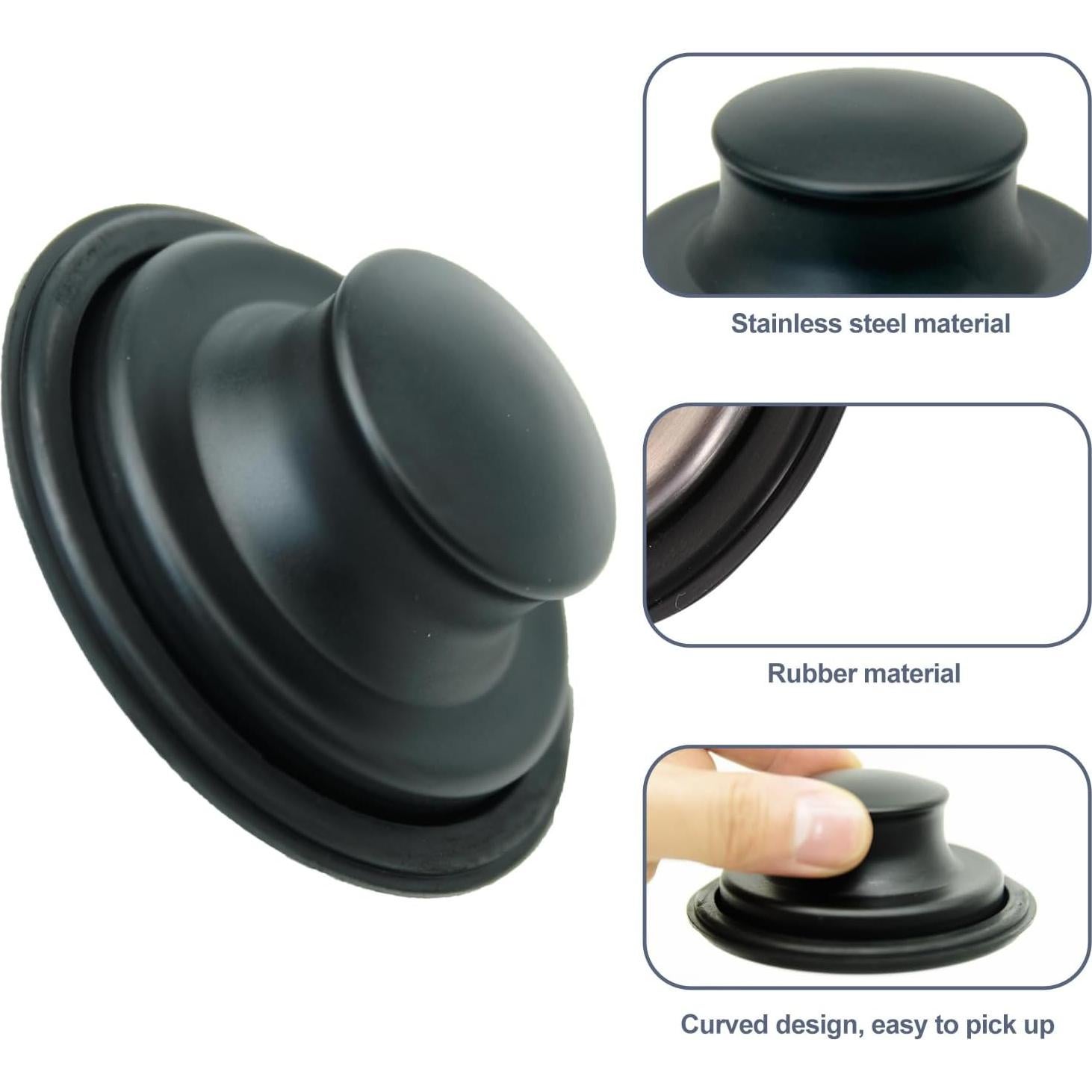 Juego de Tapones y Coladores de Fregadero RQYEKDO Acero Inoxidable