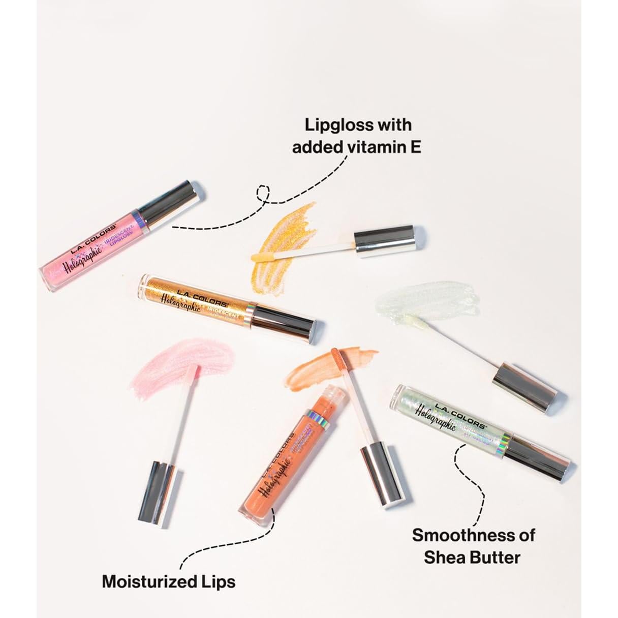 Brillo de Labios Holográfico L.A. COLORS Azucarado CLG421