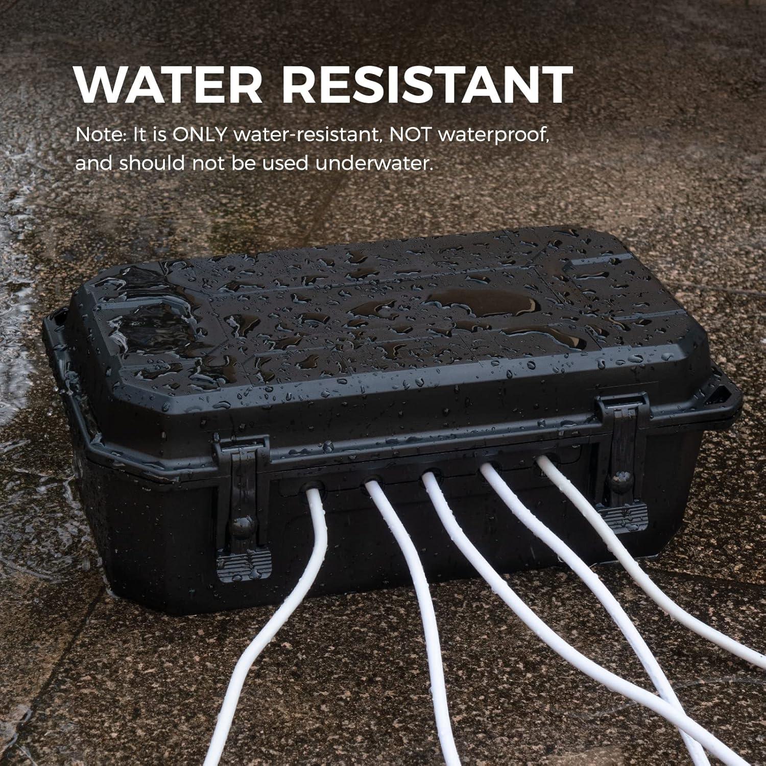 Caja Eléctrica Exterior WELKIN IP54 39.9x25.2x10.2 cm Negra