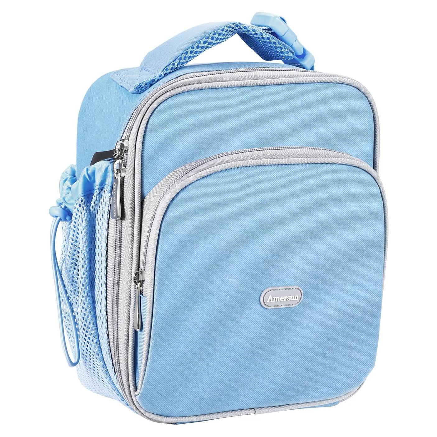 Caja de Almuerzo Amersun Azul Bebé con Aislamiento 7MM