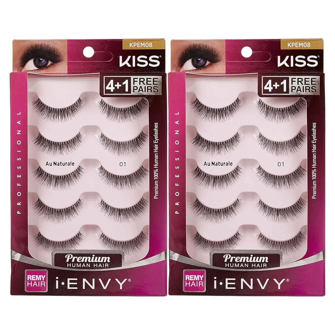 Pestañas postizas iENVY Au Naturale KPEM08 2 PACK