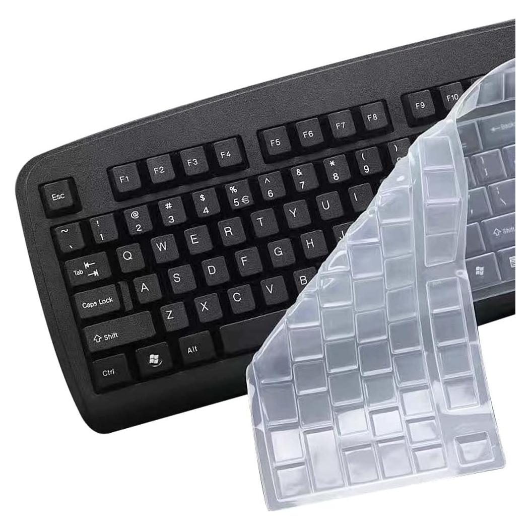 Protector de Teclado de Silicona VORTINIOUS Ultra Delgado 104/107 Teclas