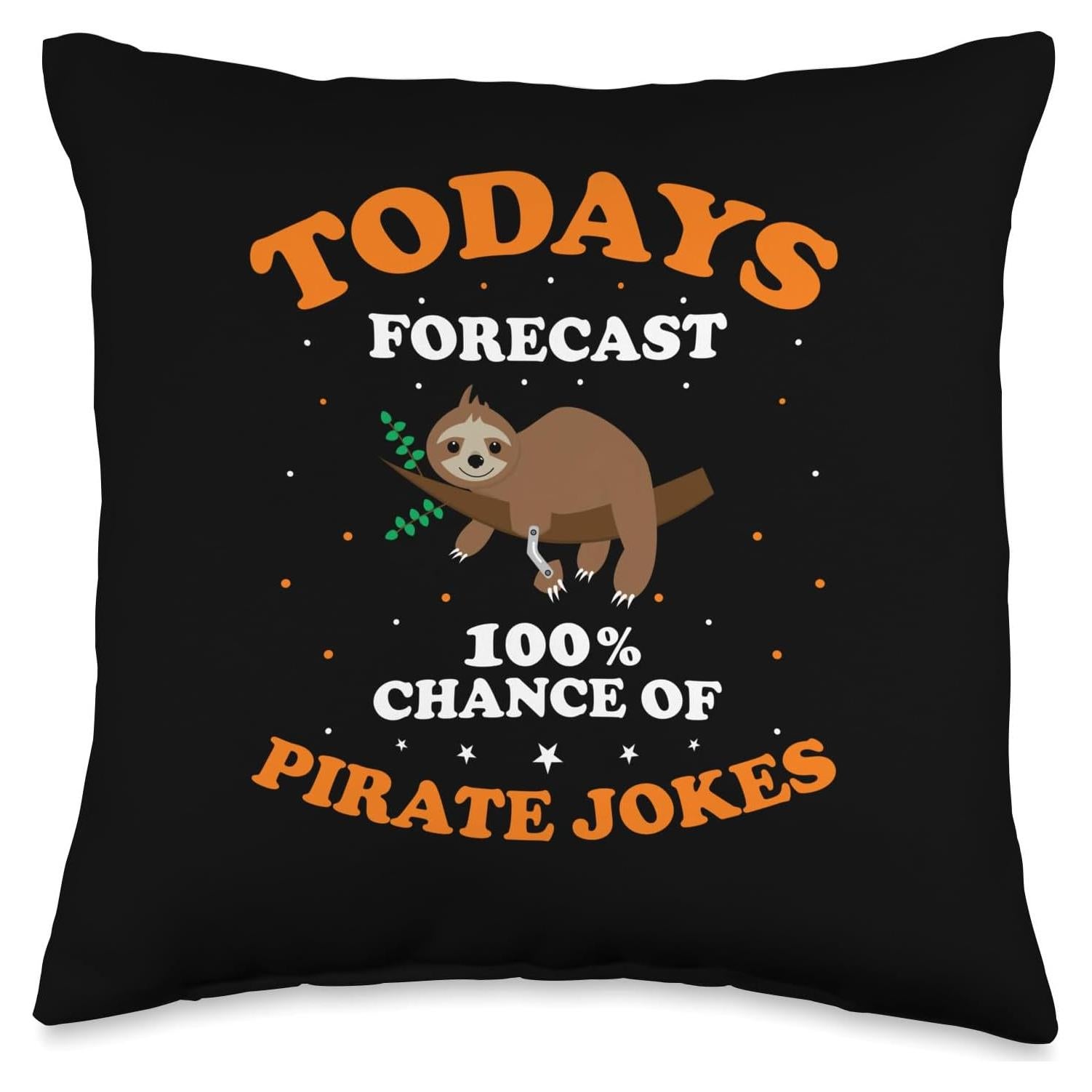 Cojín Temático Pirata 40x40 cm - Diseño de Pierna Artificial