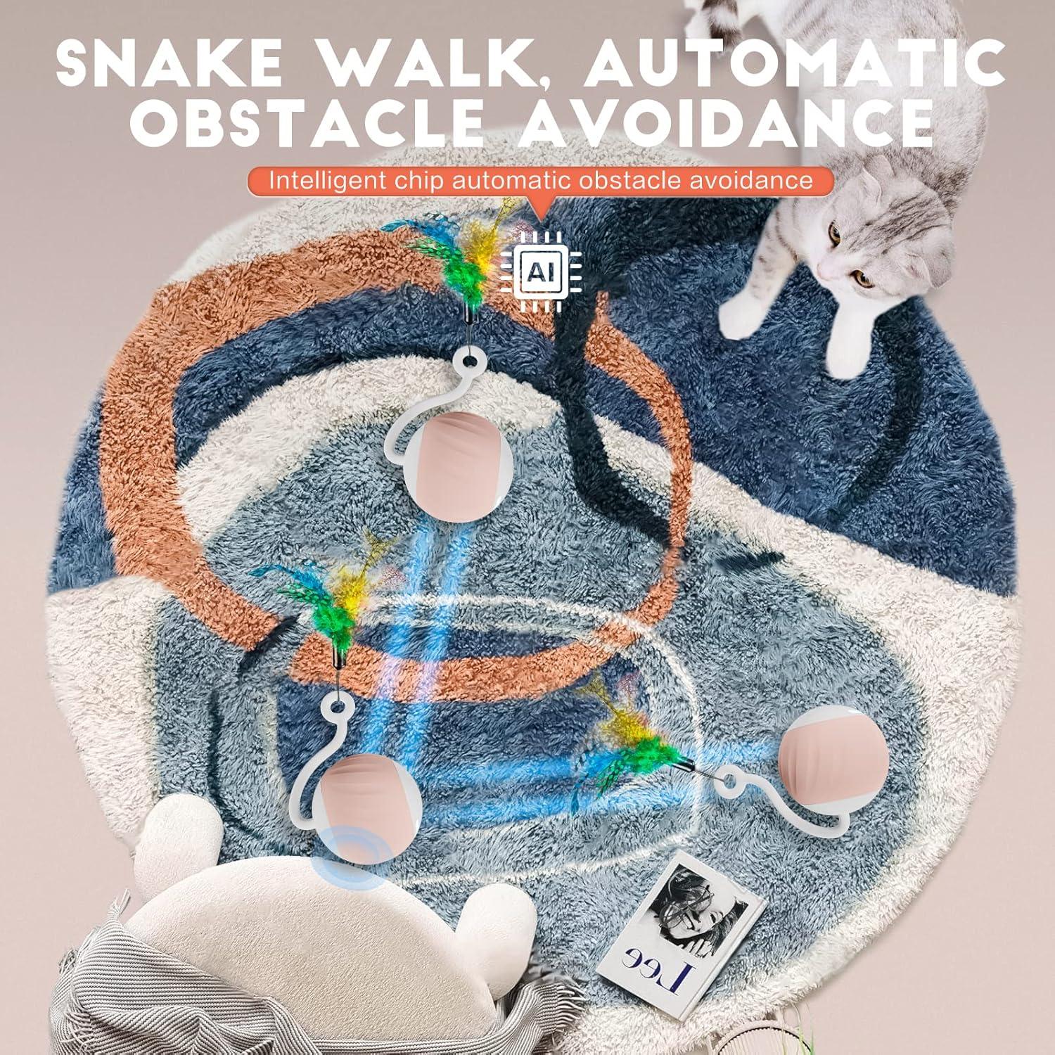 Juguete Interactivo para Gatos AAA AMUSANG 5 en 1 Rosa