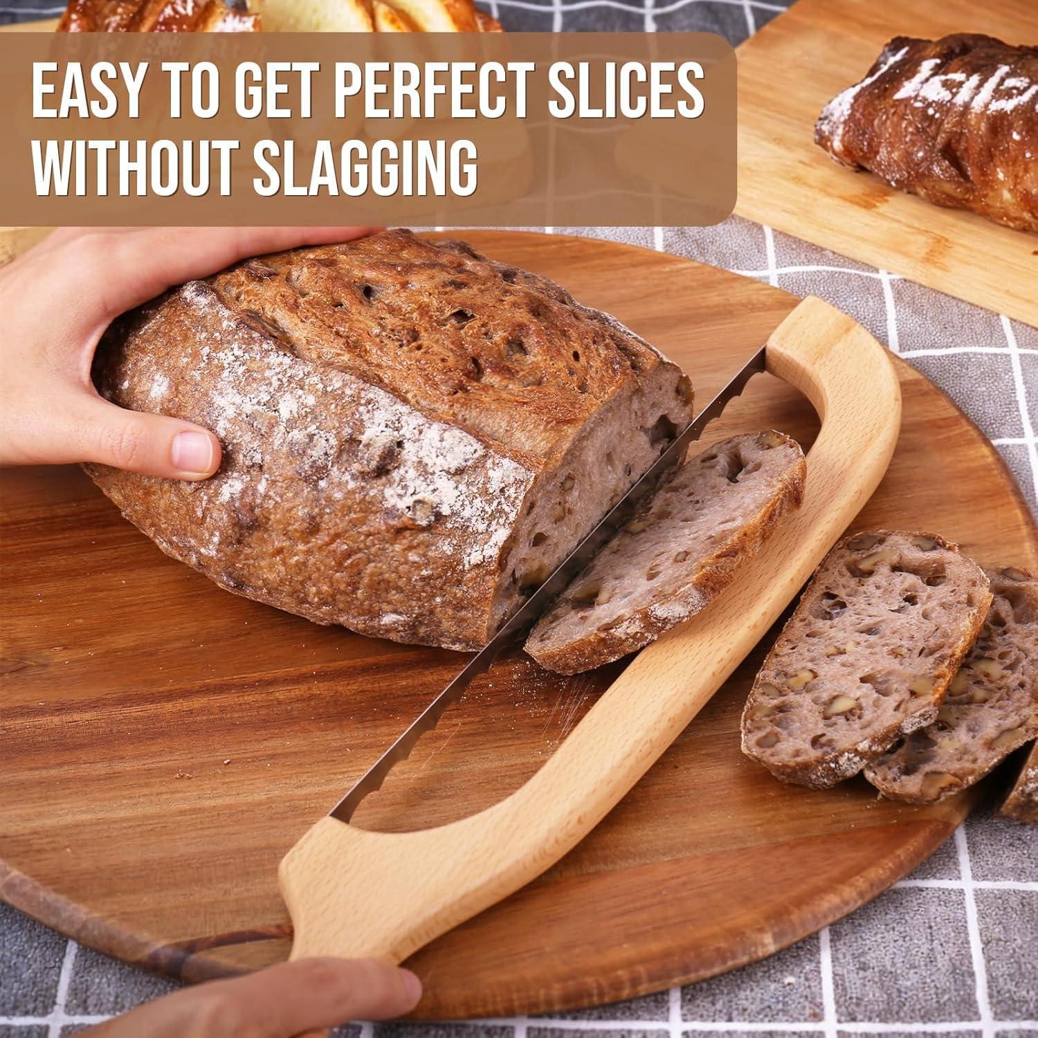 Cuchillo de Pan Serrado Woodever 41.3 cm Madera de Haya