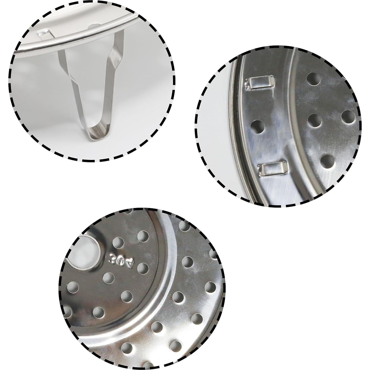 Estante de Vapor Yinluluna 22 cm Acero Inoxidable Multifuncional