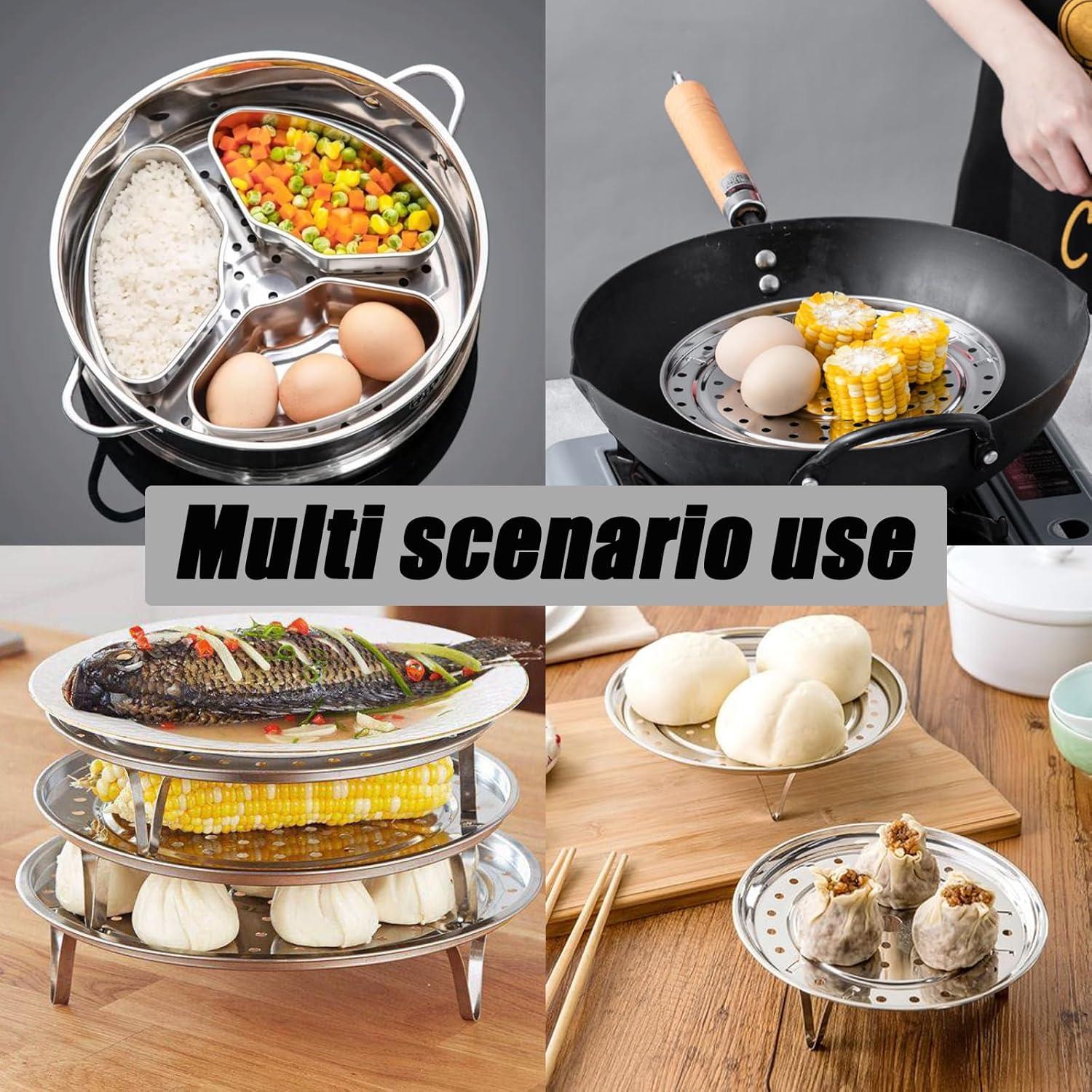 Estante de Vapor Yinluluna 22 cm Acero Inoxidable Multifuncional