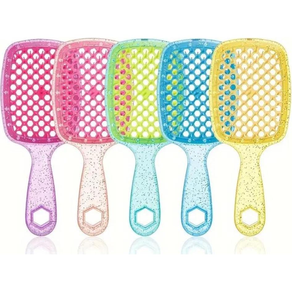 Cepillo Desenredante Zahera Todo en Uno - Cerda Flexible Azul