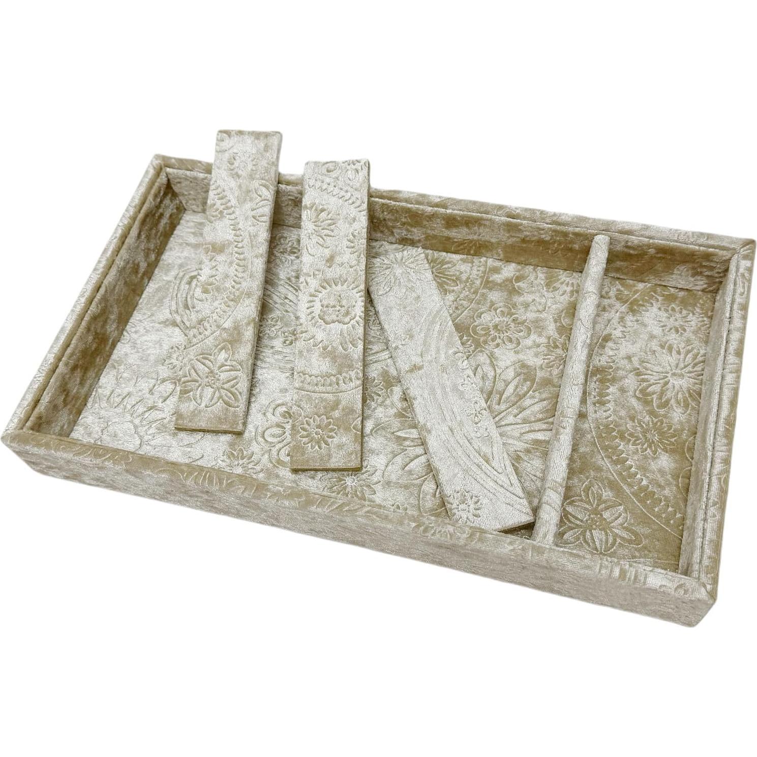 Organizador de Gafas de Sol AgentMoon 5 Compartimentos Terciopelo