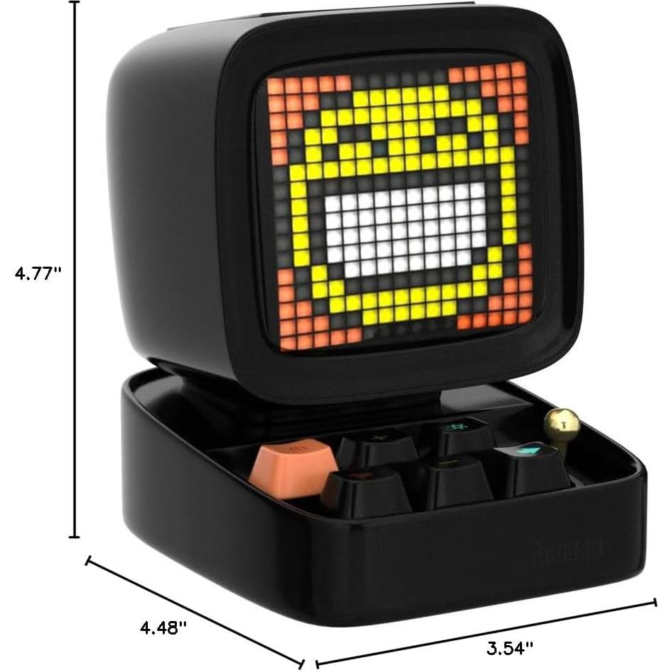 Divoom Ditoo Altavoz Bluetooth Retro 16x16 LED Negro