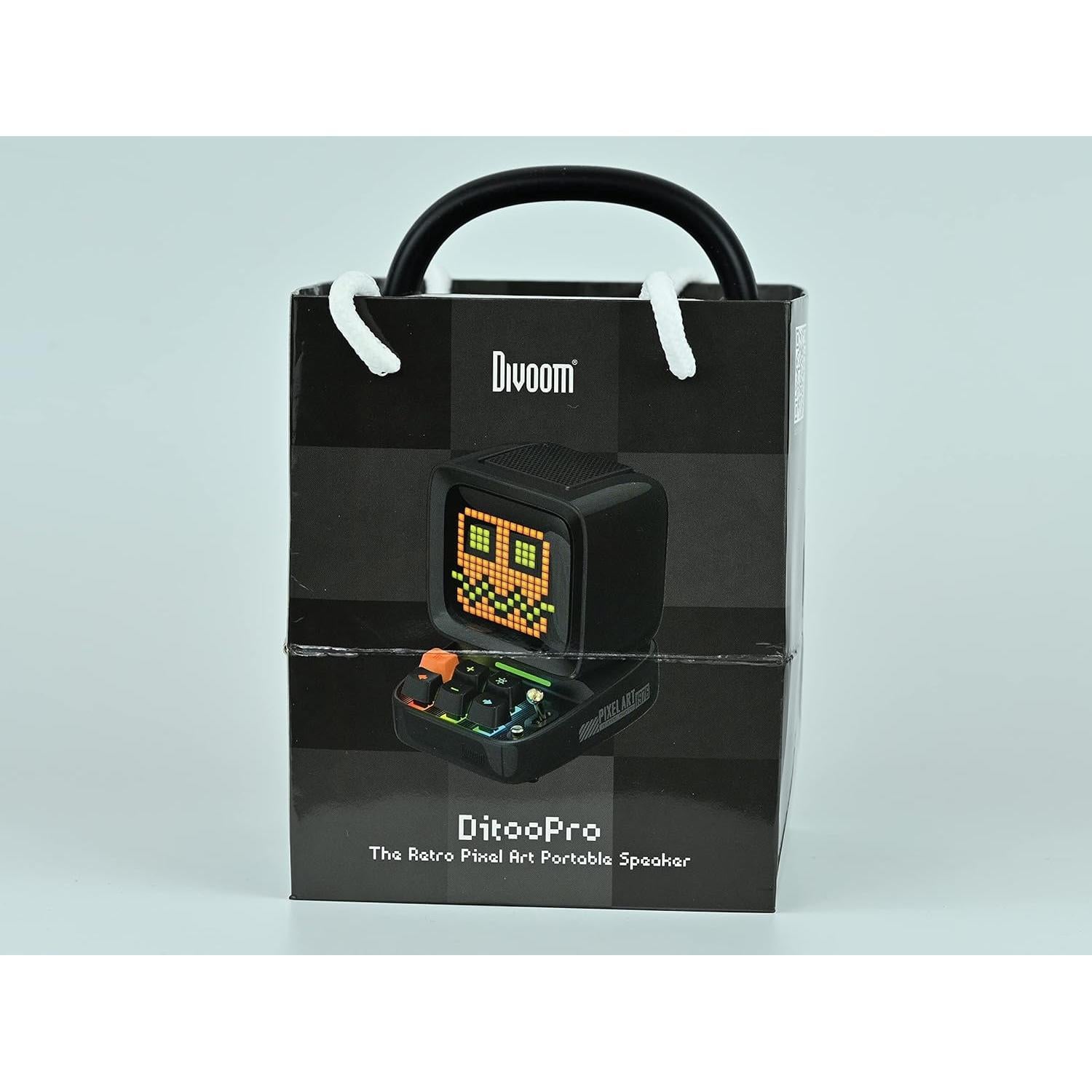 Divoom Ditoo Altavoz Bluetooth Retro 16x16 LED Negro