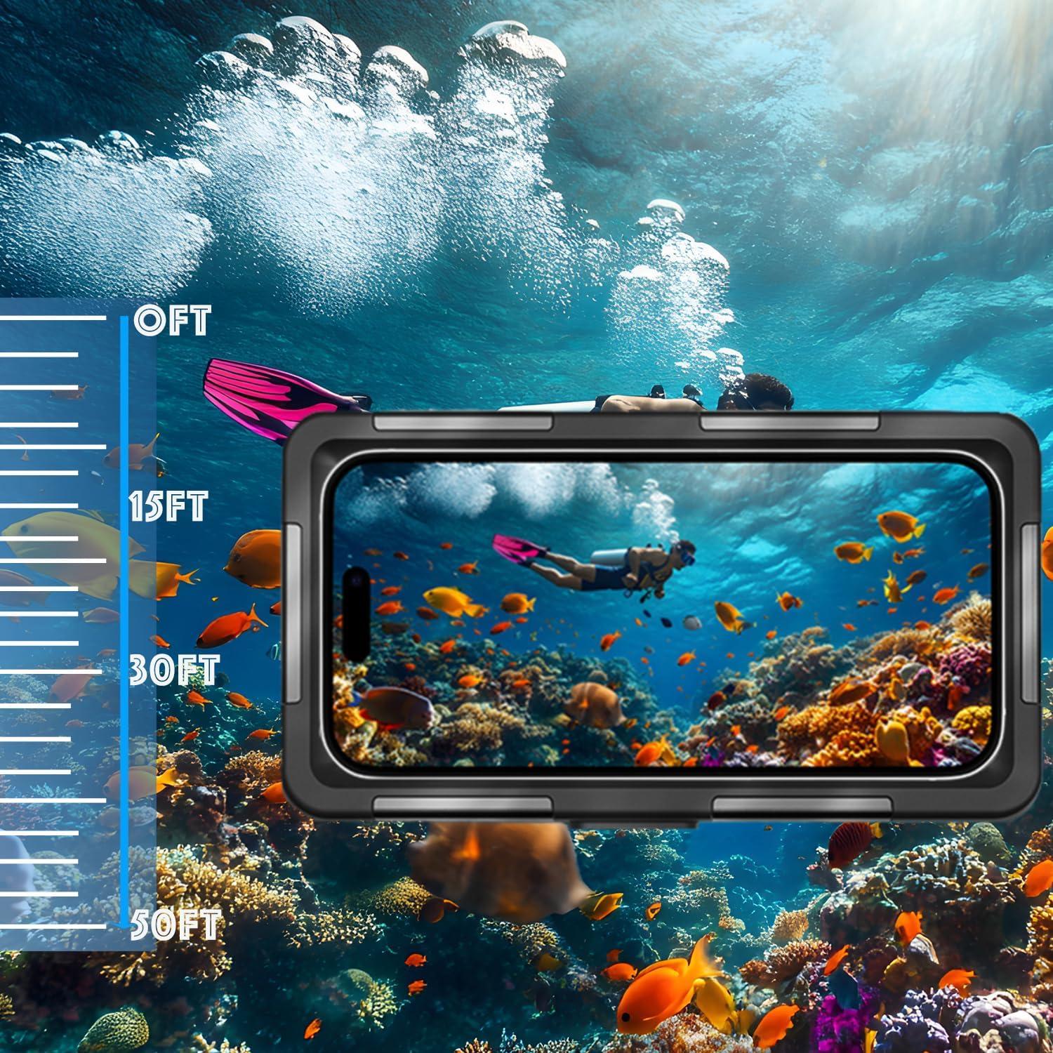 Funda impermeable para buceo GYEFECVD para iPhone y Galaxy