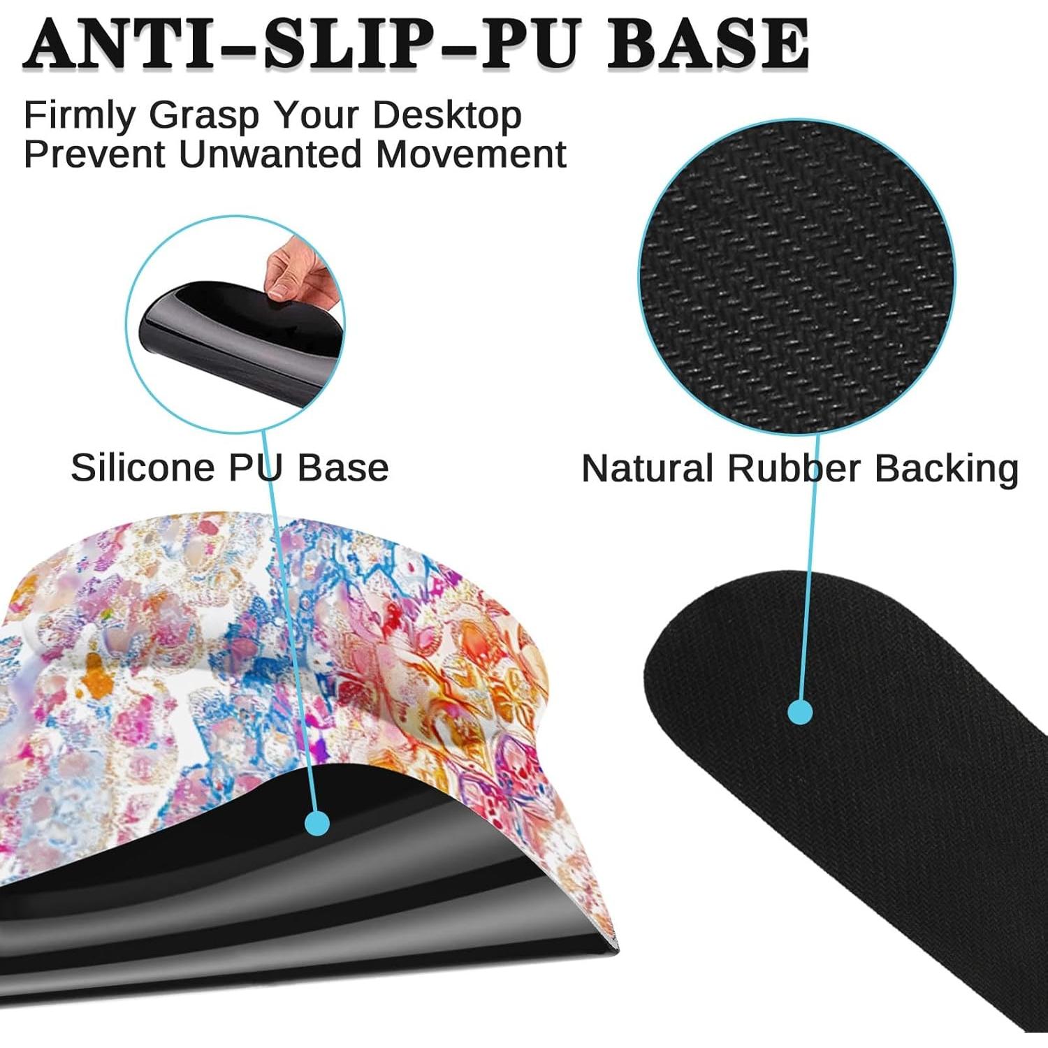 Conjunto Alfombrilla de Escritorio Ergonómica Arttown 4 en 1