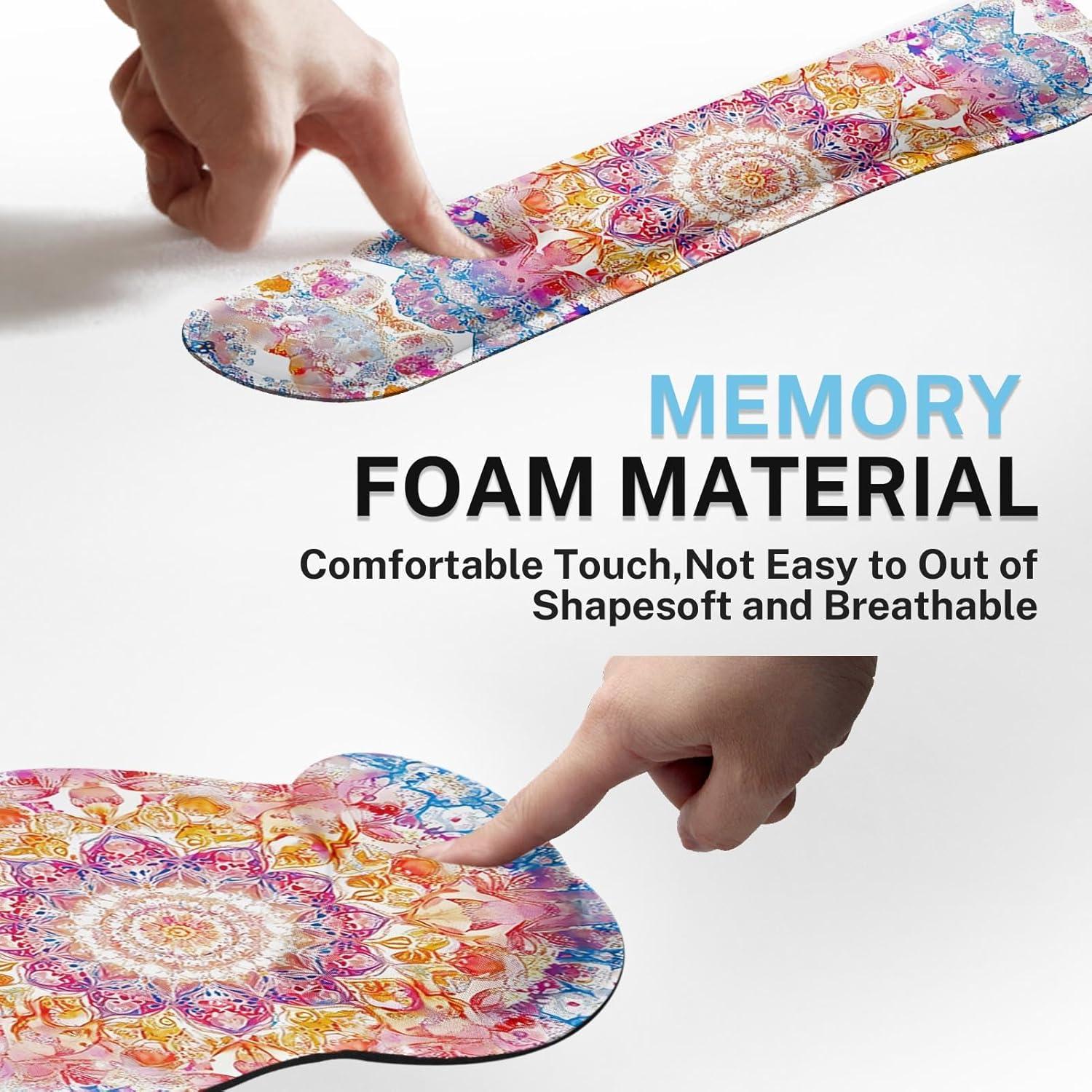 Conjunto Alfombrilla de Escritorio Ergonómica Arttown 4 en 1