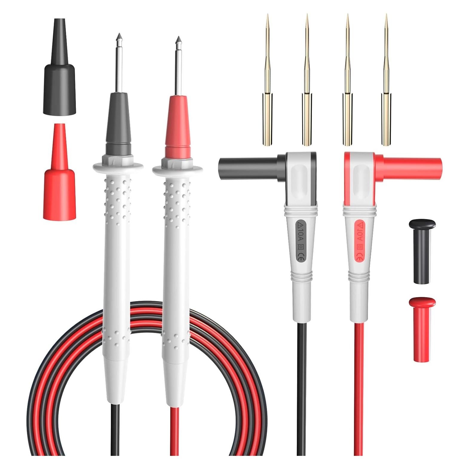 Kit de Cables de Prueba para Multímetro Goupchn 1.5m Silicona