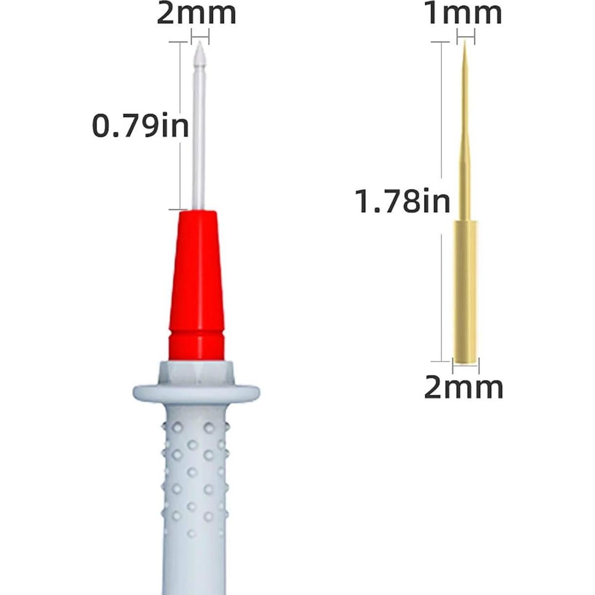 Kit de Cables de Prueba para Multímetro Goupchn 1.5m Silicona