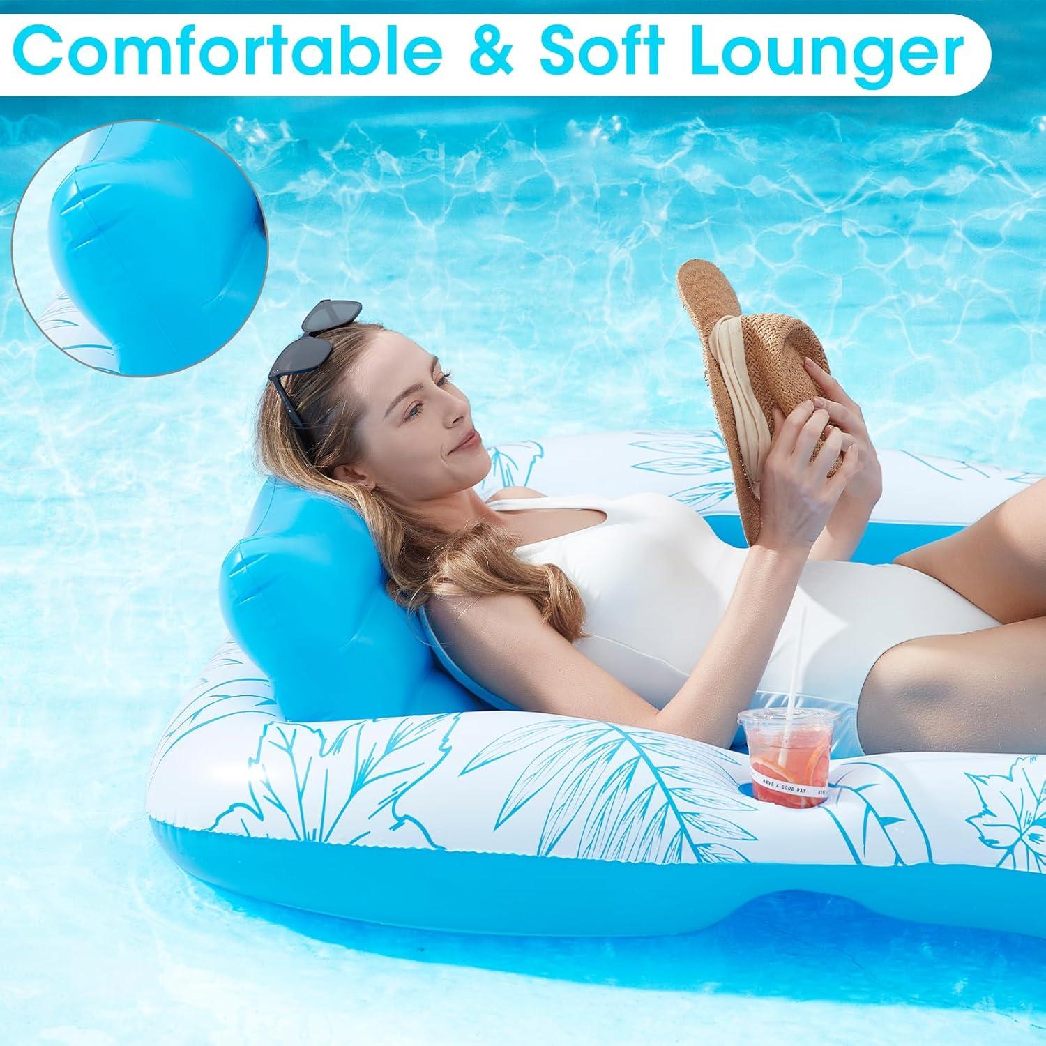Flotador Inflable Grande BAIAI para Adultos - 178x119 cm