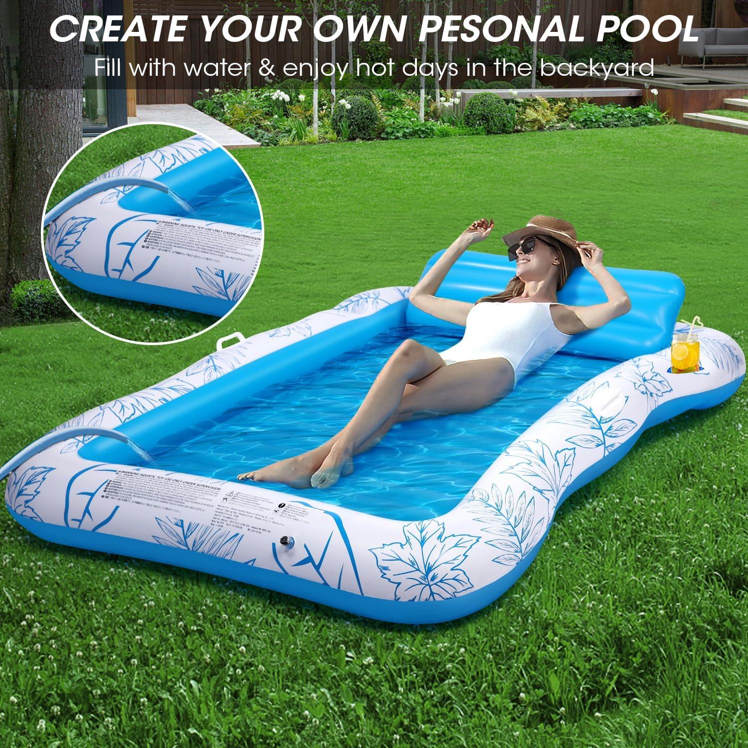 Flotador Inflable Grande BAIAI para Adultos - 178x119 cm