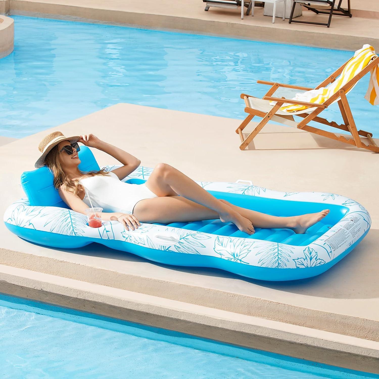 Flotador Inflable Grande BAIAI para Adultos - 178x119 cm