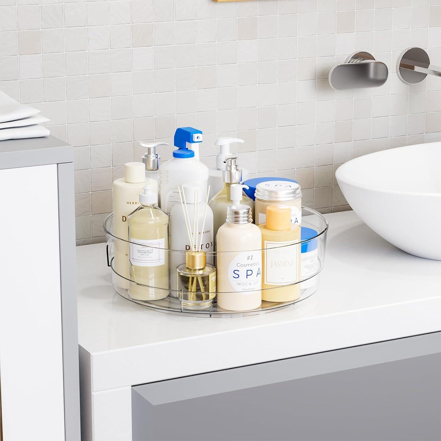 Organizador Lazy Susan Yieach 29.2 cm 2 Pack con Mangos