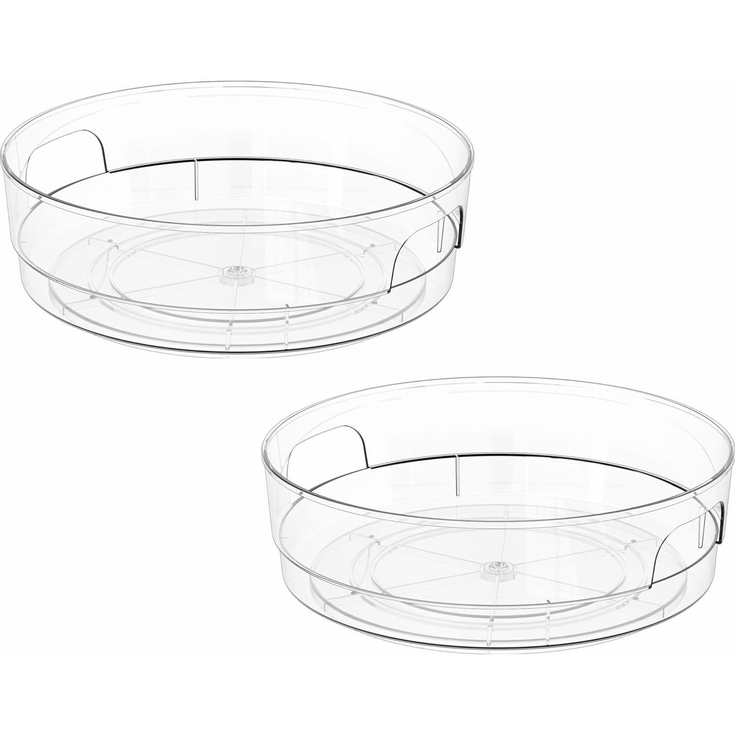 Organizador Lazy Susan Yieach 29.2 cm 2 Pack con Mangos