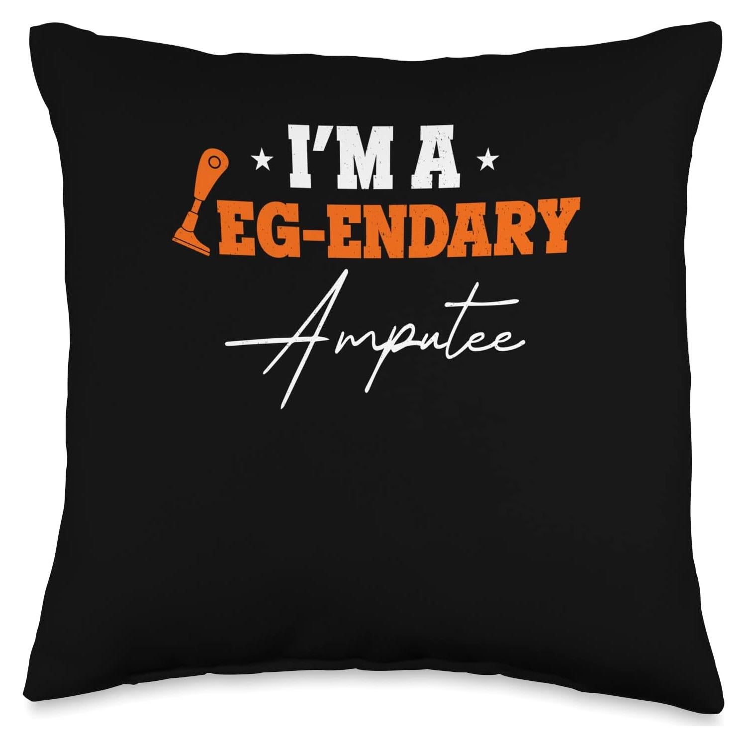 Cojín de Lanzamiento para Pierna Prostética Regalos 40x40 cm