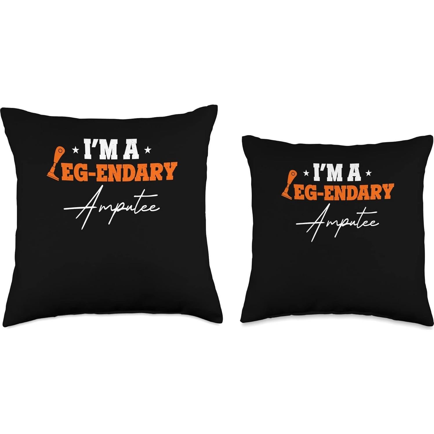 Cojín de Lanzamiento para Pierna Prostética Regalos 40x40 cm