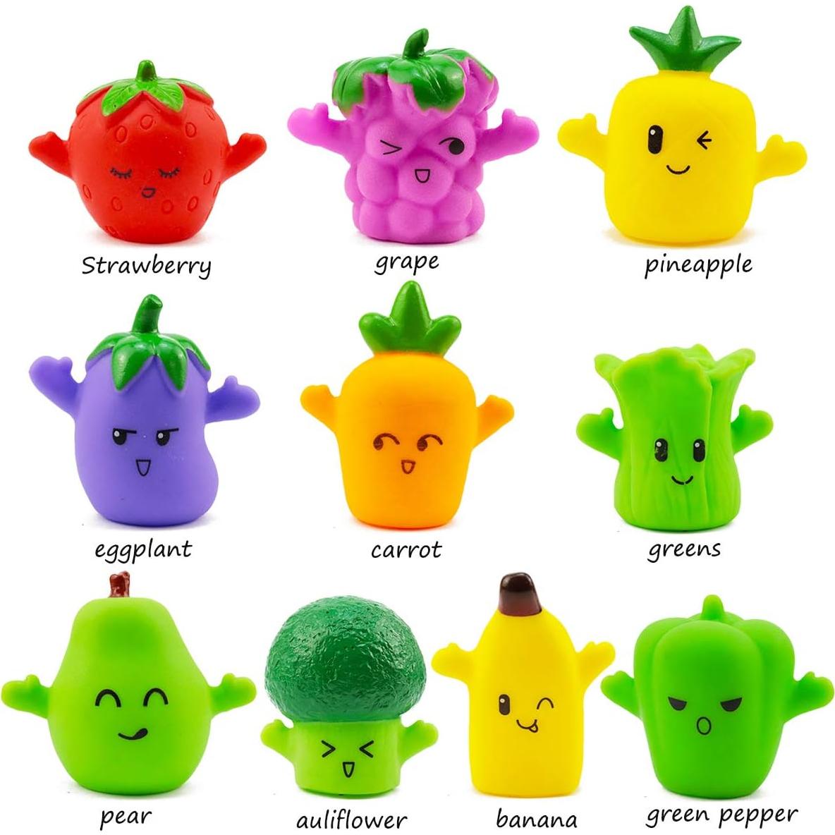 Muñecos de Dedo de Frutas MIMIDOU - 10 Piezas Educativos
