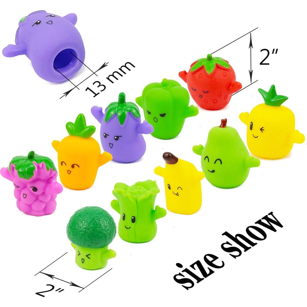 Muñecos de Dedo de Frutas MIMIDOU - 10 Piezas Educativos