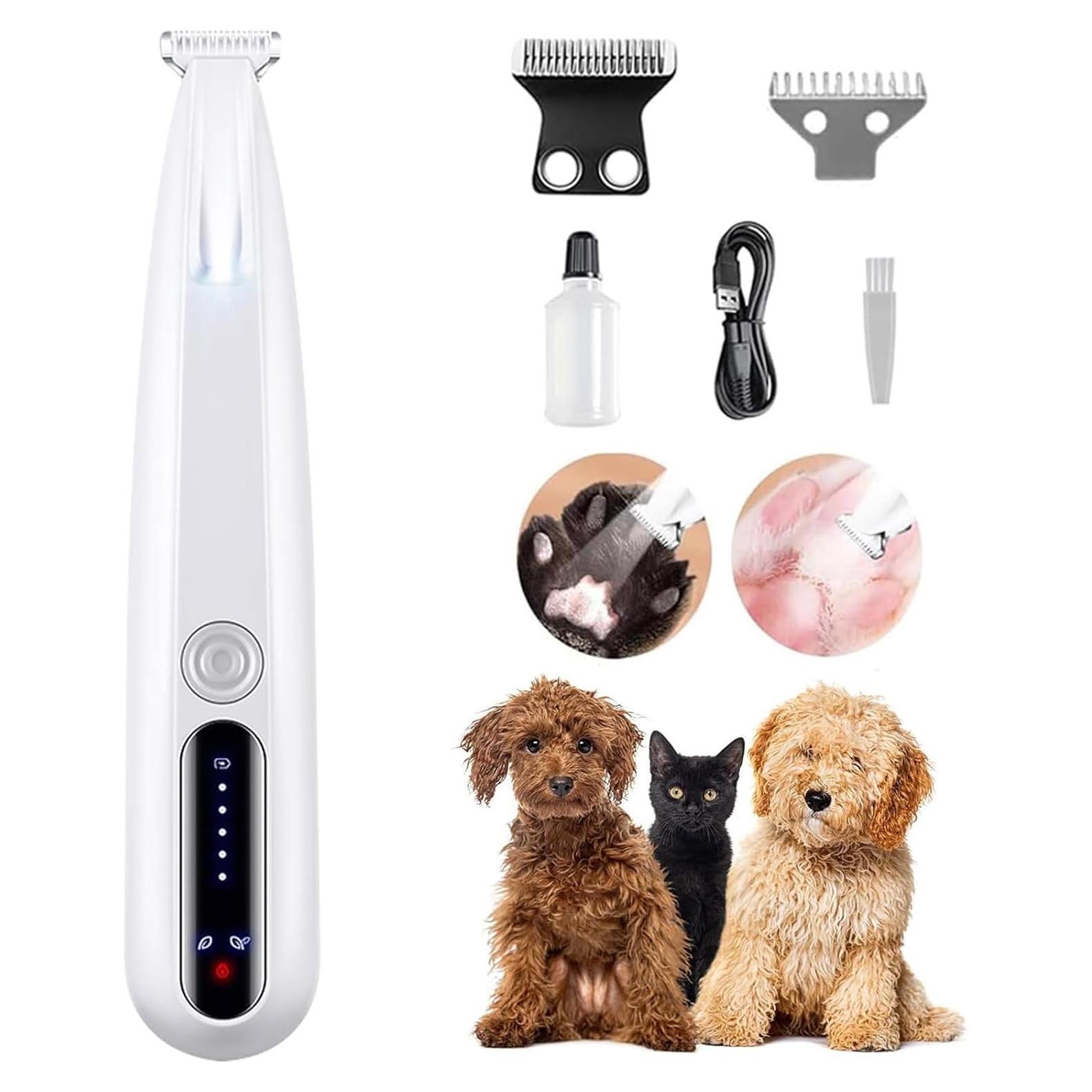 Recortador de Precisión para Mascotas MOONEON USB IP68