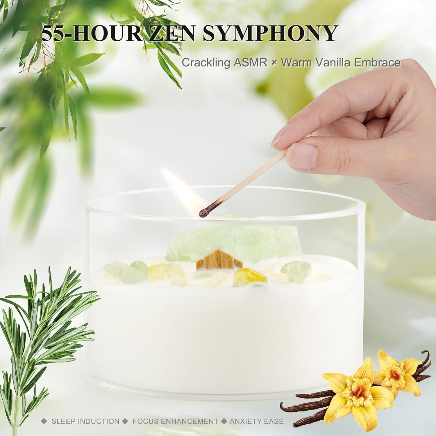 Vela Aromática de Vainilla Premium Antexpanse 250g - 55 Horas