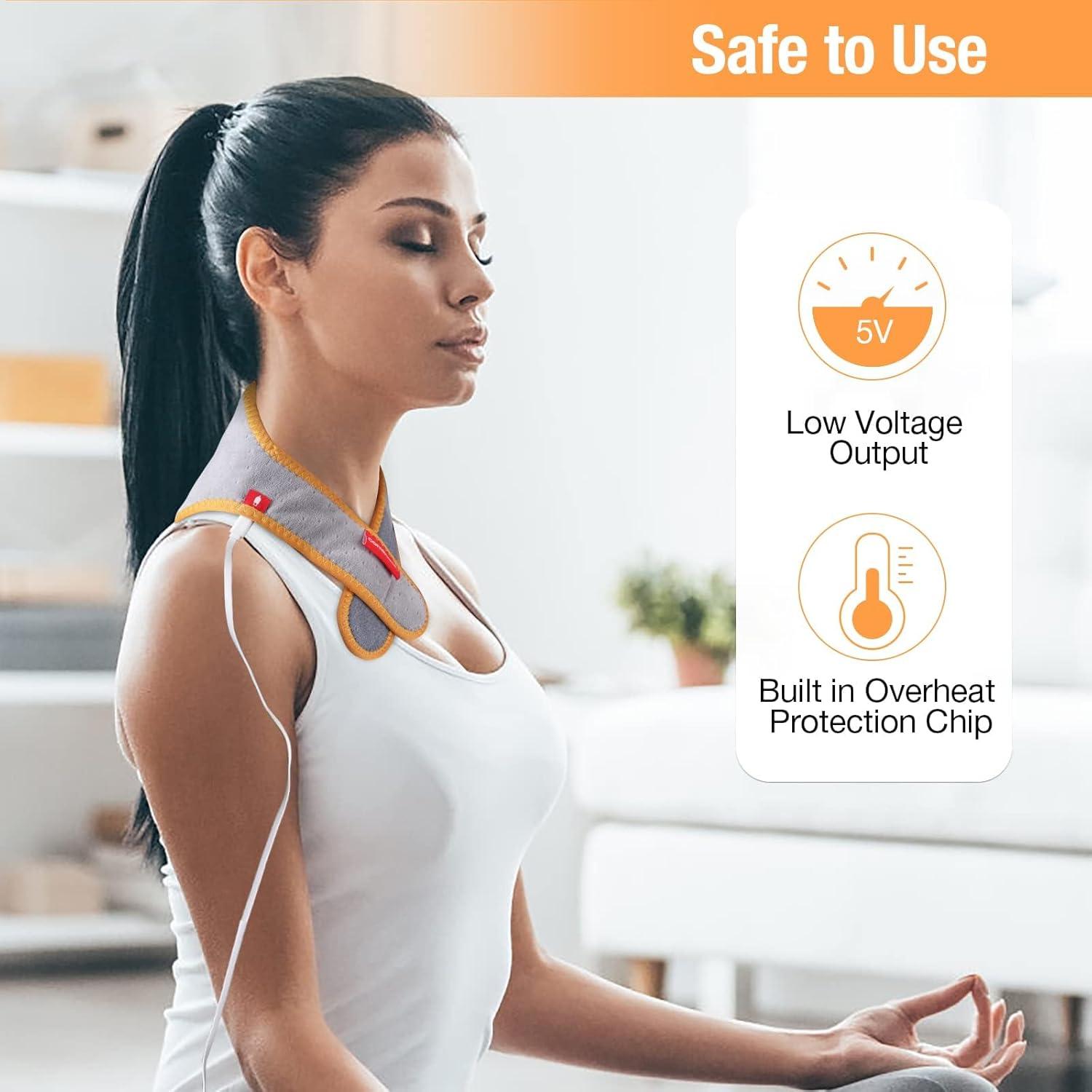 Almohadilla Térmica USB para Cuello Comfheat 10W Ajustable