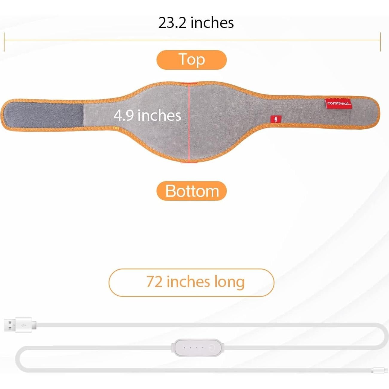 Almohadilla Térmica USB para Cuello Comfheat 10W Ajustable