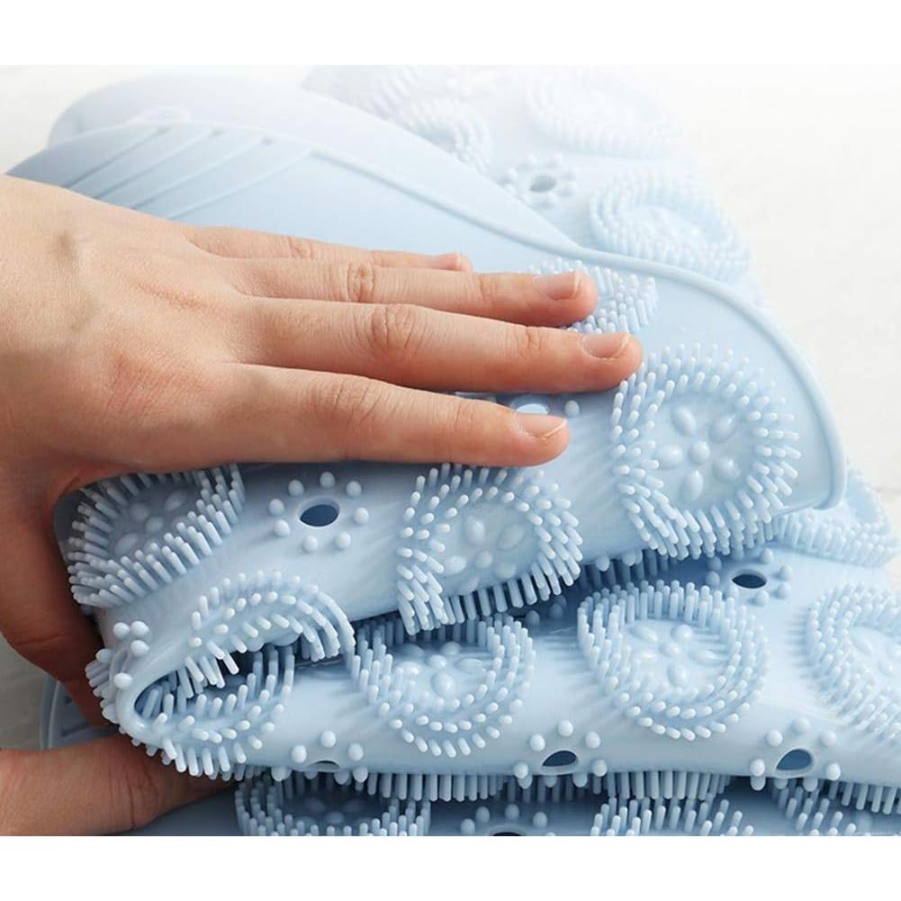 Alfombra de Ducha Antideslizante LEZUAN 55cm Azul PVC