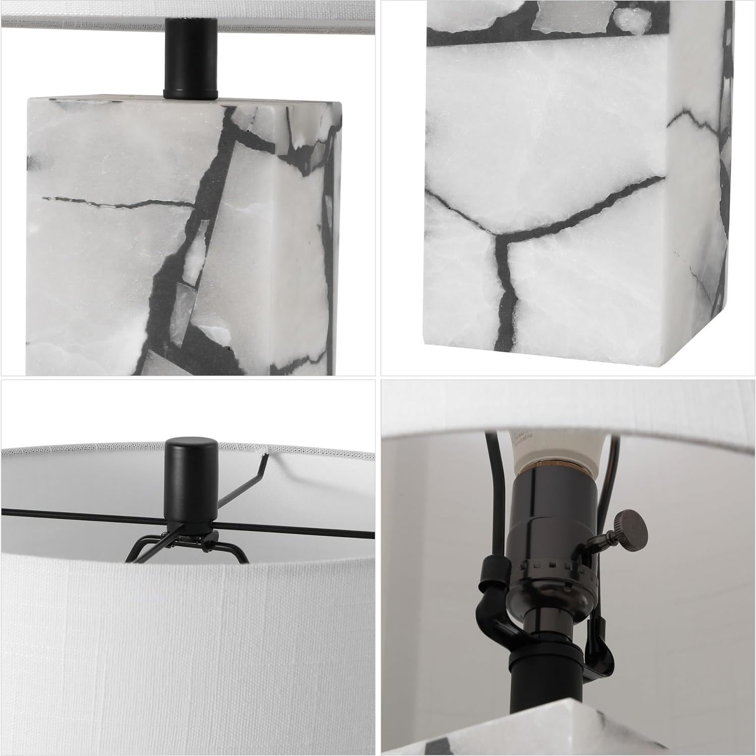 Lámpara de Mesa LED JONATHAN Y JYL8507A 61 cm Alabastro