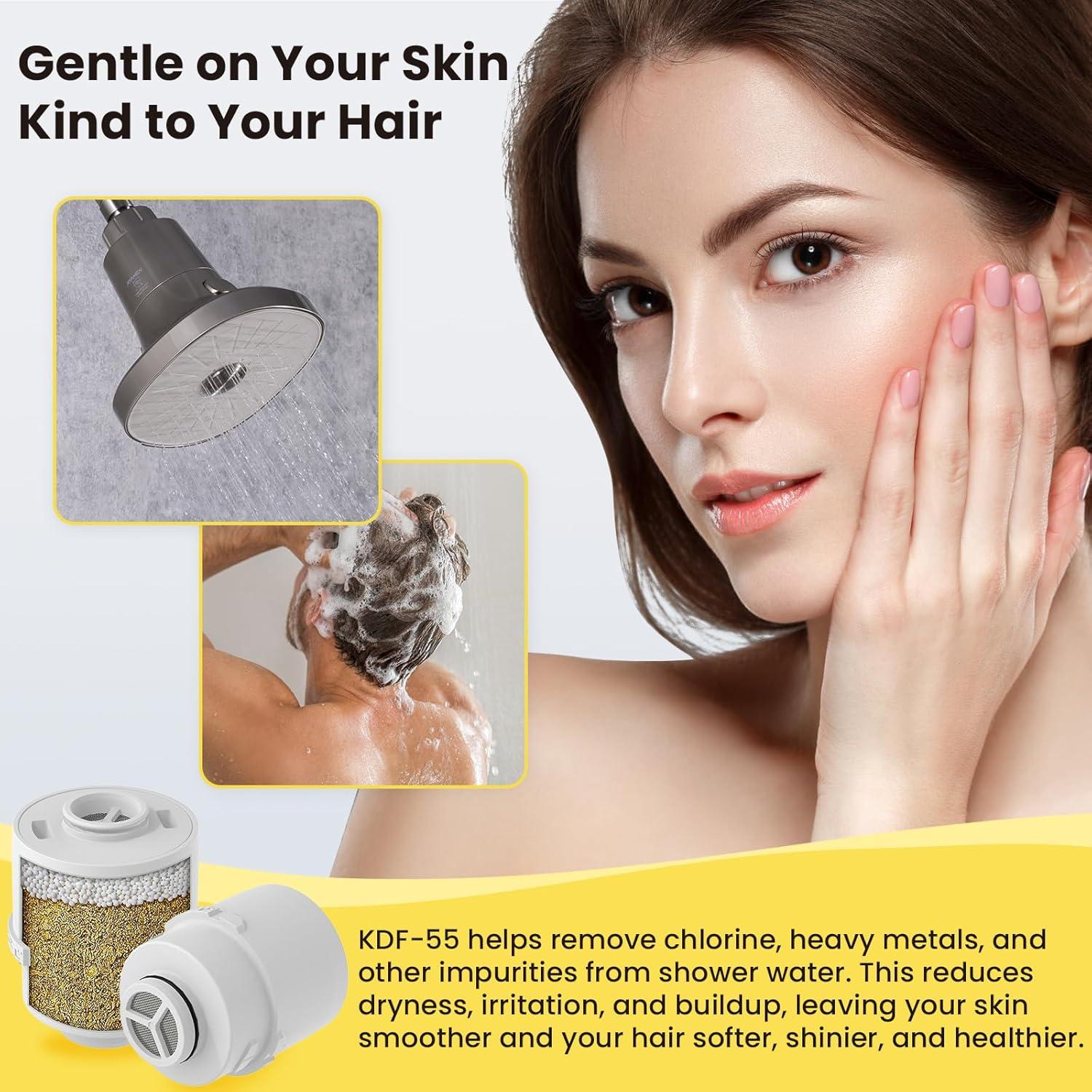 Cabezal de Ducha Filtrado Ryamen de Alta Presión 1.25kg