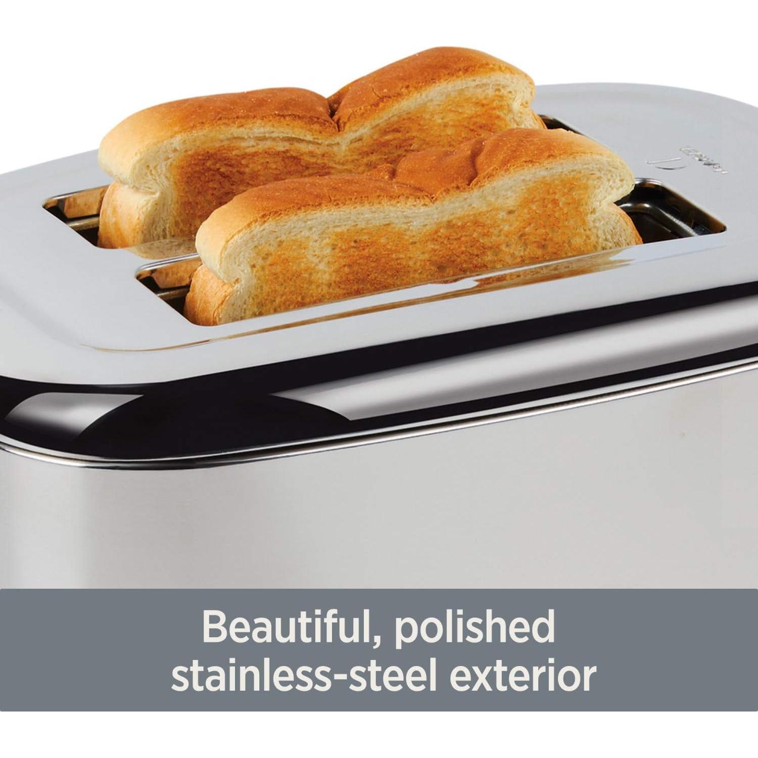 Tostadora All-Clad Acero Inoxidable 2 Rebanadas LED Plata