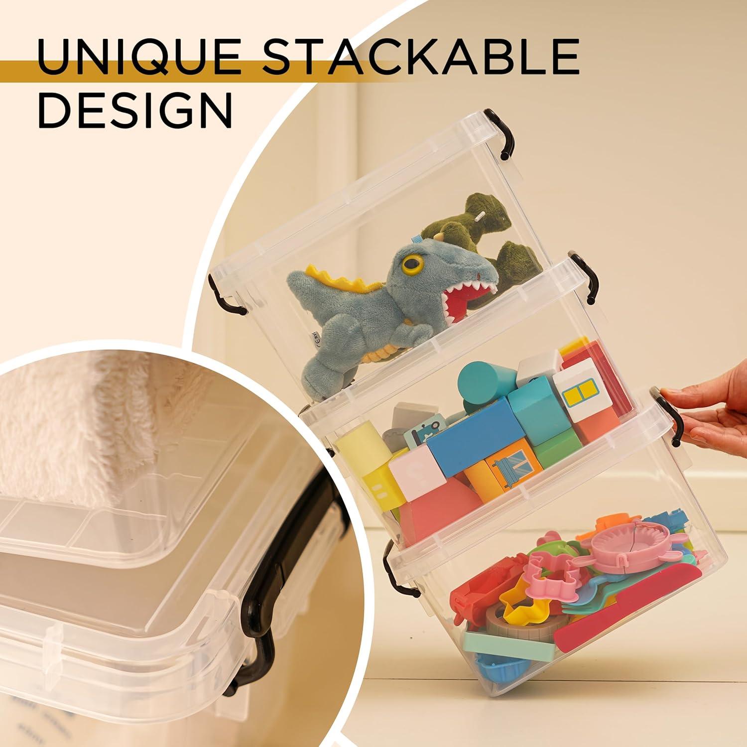 Contenedores de Almacenamiento ITYLIFE CITYLIFE 4 Paquetes 3.5 QT