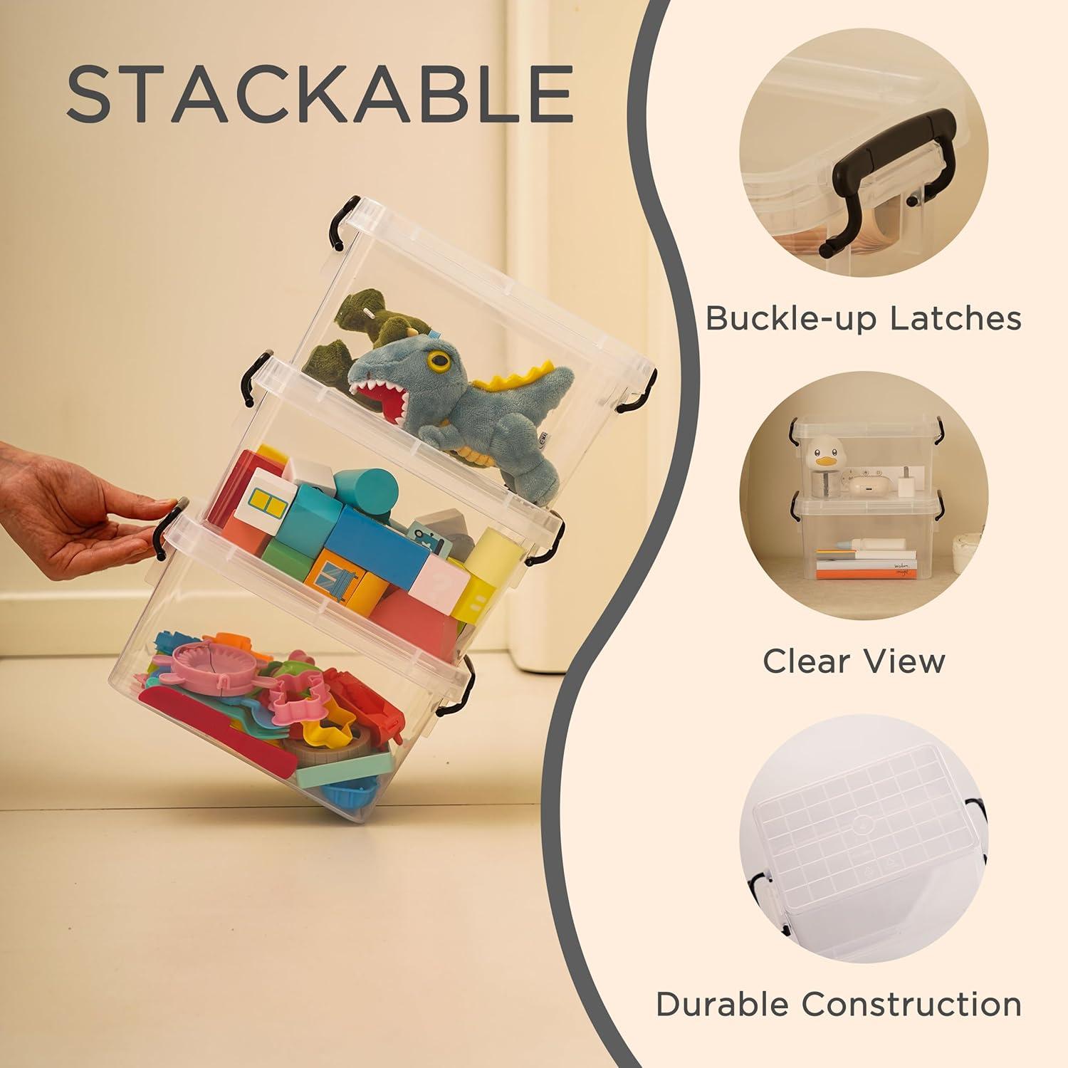 Contenedores de Almacenamiento ITYLIFE CITYLIFE 4 Paquetes 3.5 QT