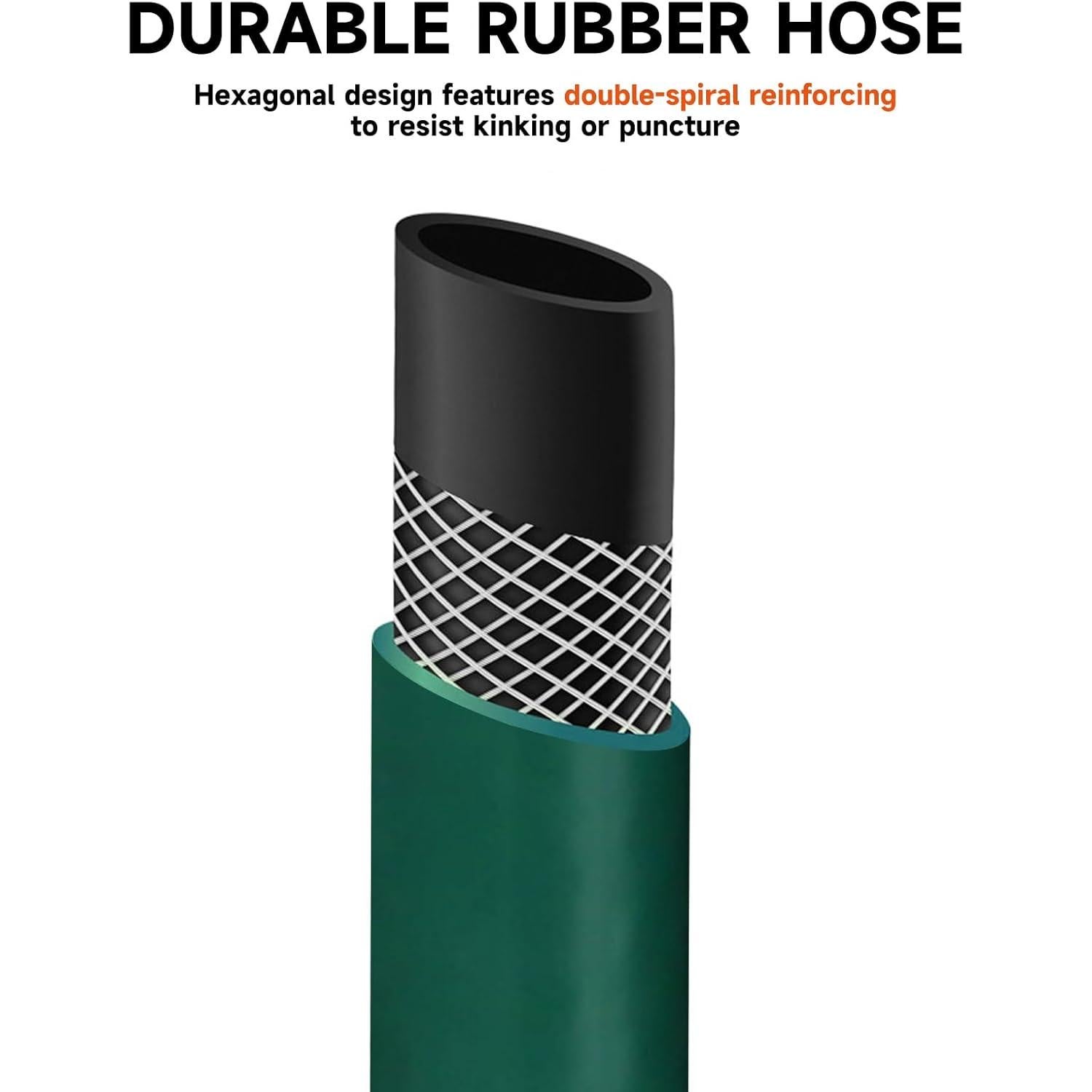 Manguera de Jardín Roastove 15.24 m con Conector Giratorio y Boquilla