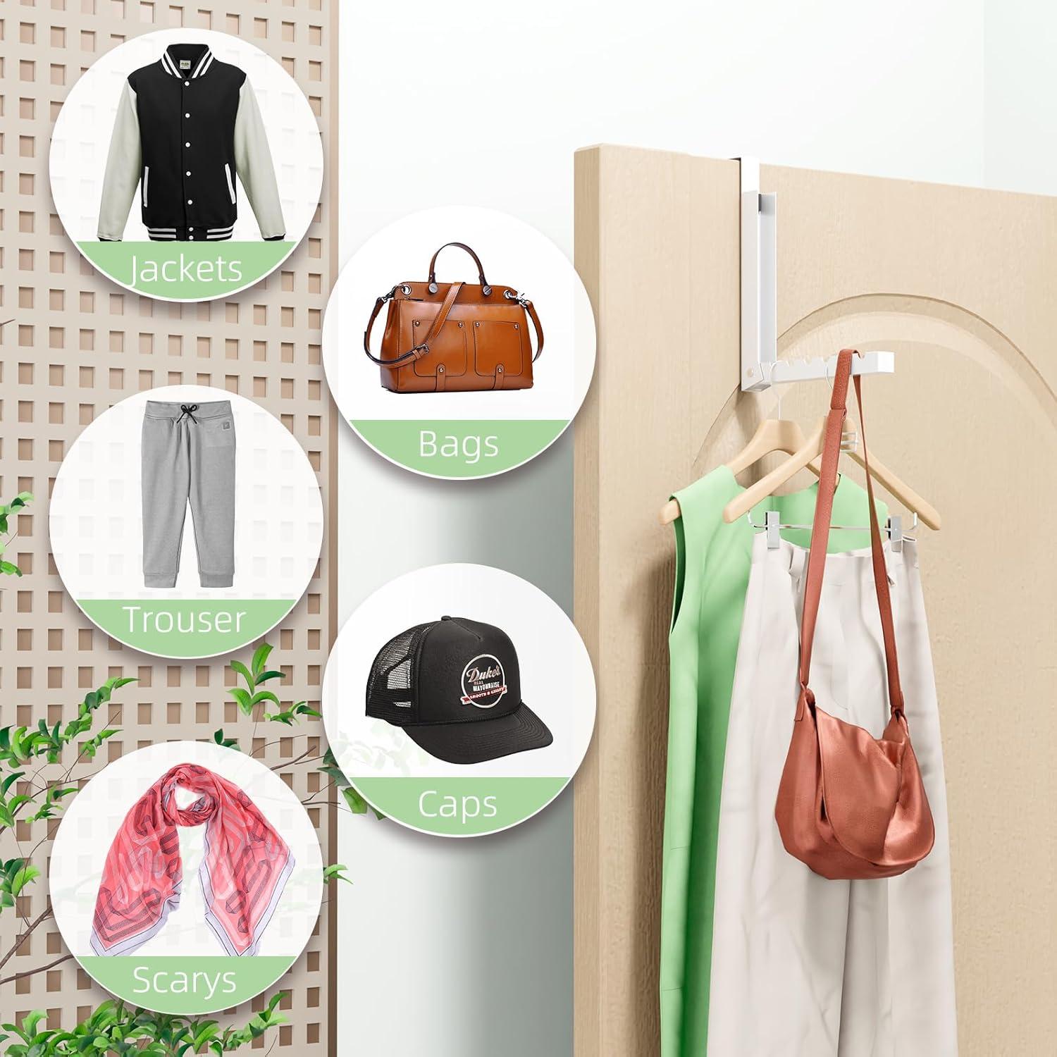 Estante Plegable para Secar Ropa WLCSNG - 2 Ganchos Blanco