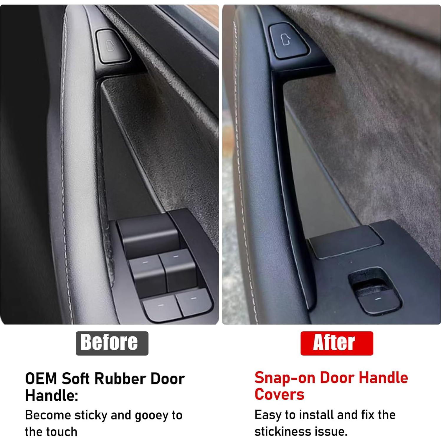 Cubiertas de Manijas de Puerta Interior Jaronx para Tesla Model 3/Y