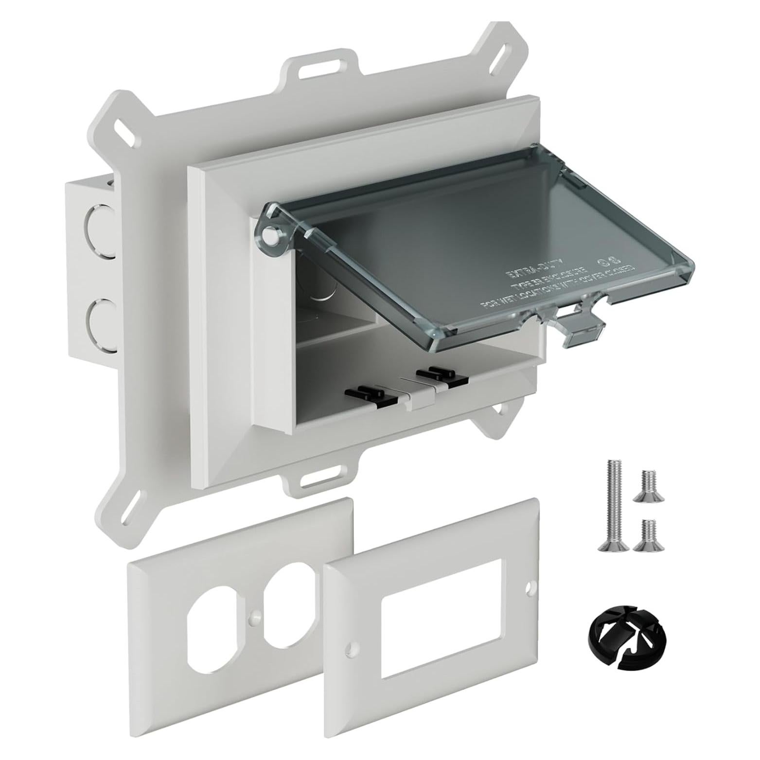 Caja de Salida Empotrada Dremica DBHS1C-1 1-Gang Horizontal