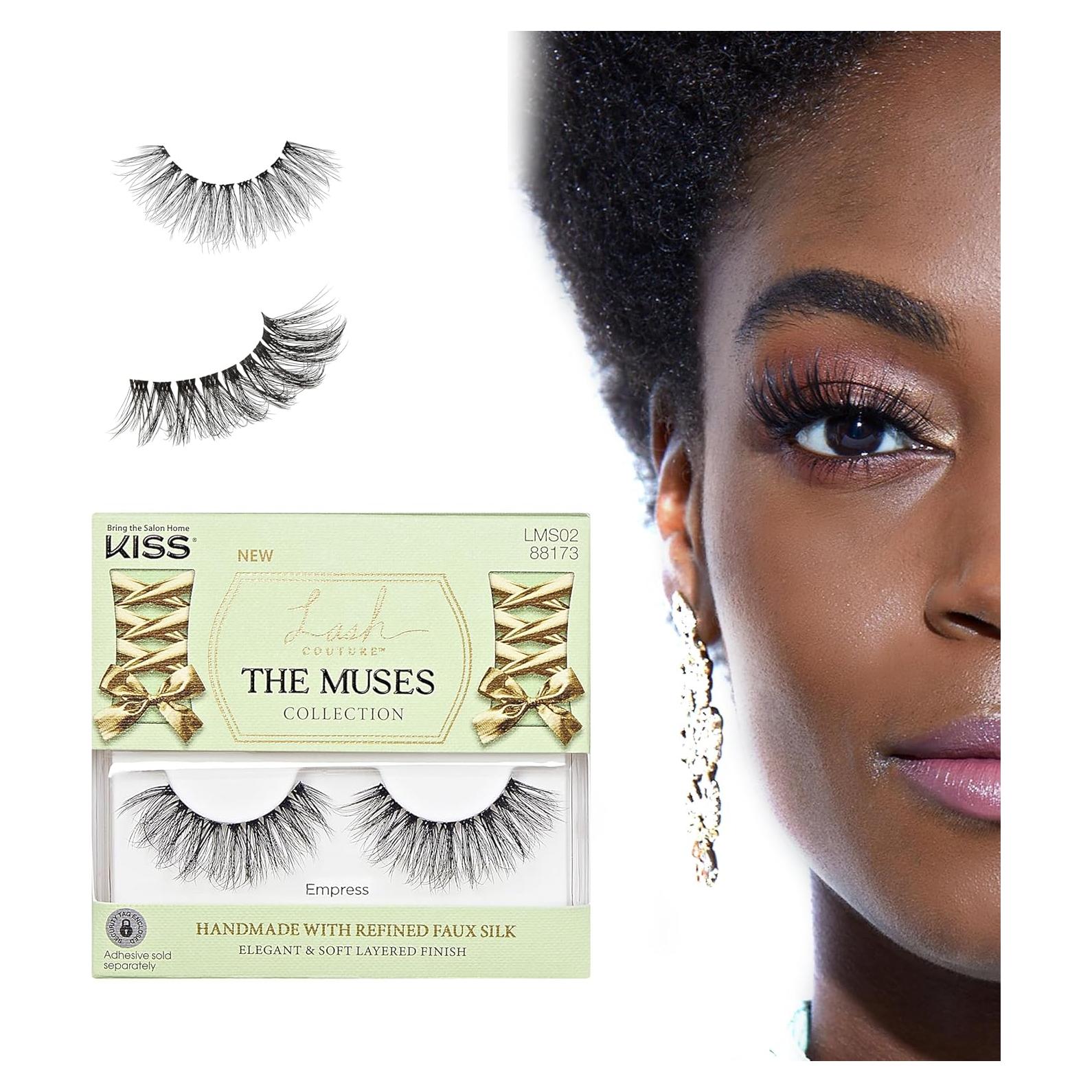 Pestañas Postizas KISS Lash Couture Emperatriz 16 mm Seda Sintética