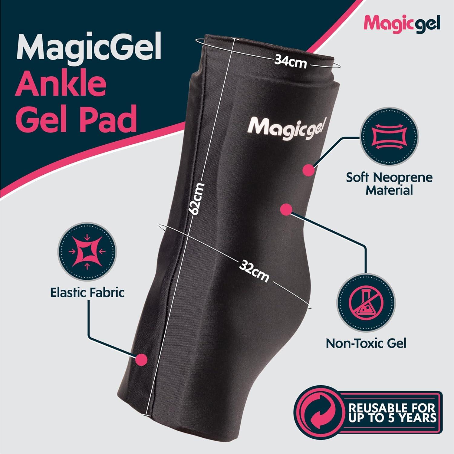 Funda de Hielo para Tobillo Magic Gel - Reutilizable Caliente o Fría